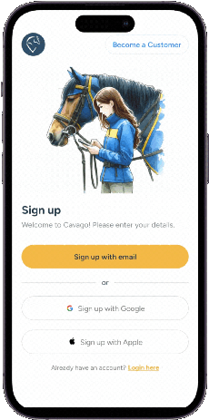 Open the Cavago Host App – Easy, right You probably already have it on your phone, but if not, grab it from the App Store or Google Play. (1)