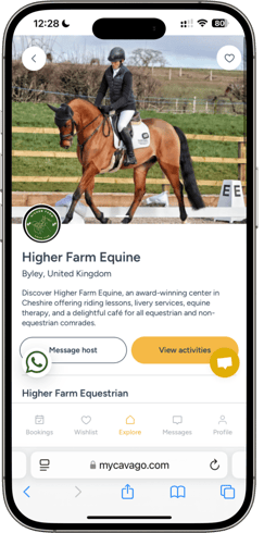 Open the Cavago Host App – Easy, right You probably already have it on your phone, but if not, grab it from the App Store or Google Play. (7)-1